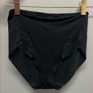Soma Black High Leg Retro Brief NWOT